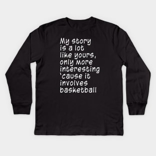 basketball Kids Long Sleeve T-Shirt